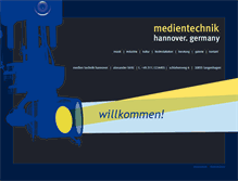 Tablet Screenshot of medientechnik-hannover.com